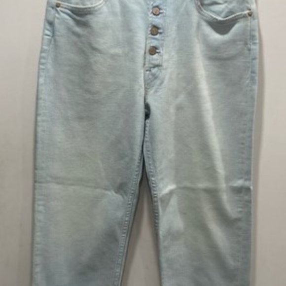 MOTHER The Pixie Tomcat High-Rise Jeans Pina Colada Paradise- Sz 30 - EUC - Picture 9 of 11